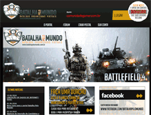 Tablet Screenshot of batalhapelomundo.com.br